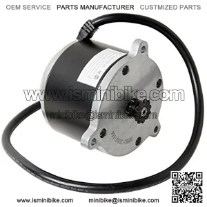 Wheels Electric Scooter Motor Currie Technologies 24 Volt 500 Watt DC for 500 Series Schwinn & IZIP Reversible with 11 Tooth Sprocket #25 Chain Model Numbers XYD-6B SD-156 XYDJ130601664