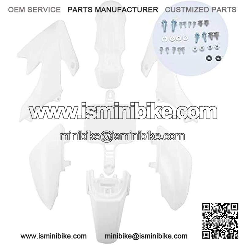 Plastic Fender Fairing Body Work Kit Set Plastic Body Fender Kit 7 piece for CRF50 Chinese Mini Dirt Bikes