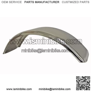 Chrome Mini Bike Fender - 4" Height