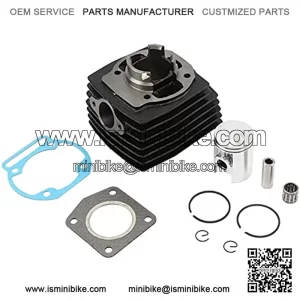 39MM 12MM Motorcycle Cylinder Piston Ring Bearing Gasket Kit for Morini 50 50CC Mini Moto Pit Dirt Bike
