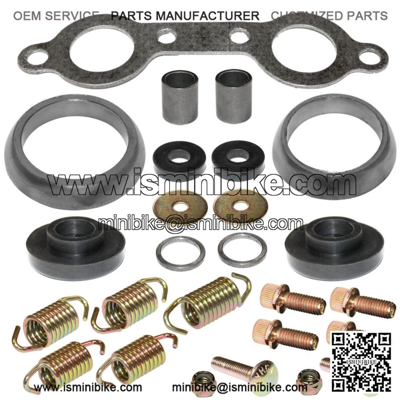 Exhaust Muffler Gasket Kit for Polaris Ranger XP 700 4X4 EFI 2006 2007