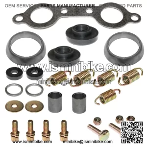 Exhaust Muffler Gasket Kit for Polaris Sportsman 700 4X4 EFI 2005 2006