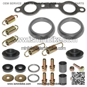 Exhaust Muffler Gasket Kit for Polaris Ranger XP 700 4X4 EFI 2005