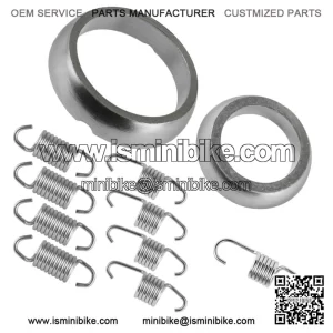 Exhaust Muffler Gaskets and Springs Kit for Arctic Cat Firecat 500 2003 - 2004