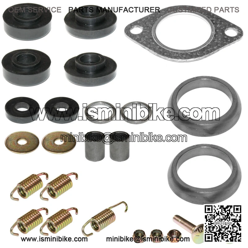 Exhaust Muffler Gasket Kit for Polaris Sportsman 500 6X6 2004 2005 2007 2008