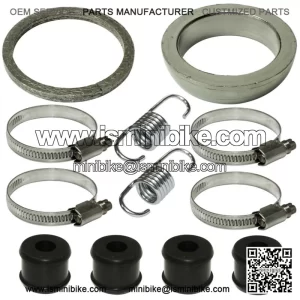 Exhaust Muffler Gasket Kit for Arctic Cat 650 H1 2006 2007 2008 2009 2010 2011
