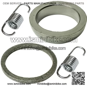 Exhaust Muffler Gasket Kit for Arctic Cat Hdx 700 Xt Se 2016 / Prowler 550 2009