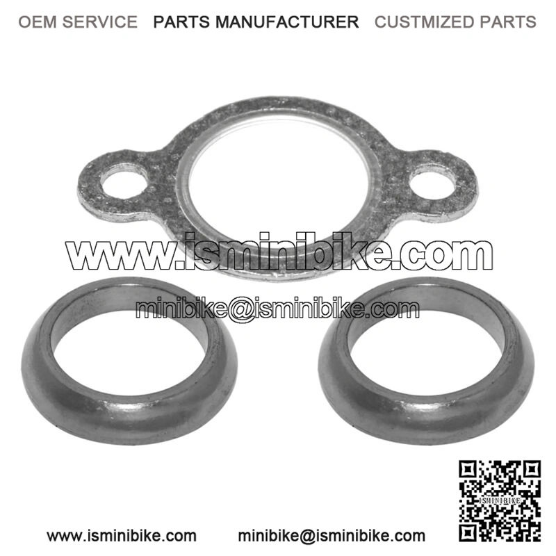Exhaust Muffler Gasket Kit for Polaris Magnum 325 2X4 4X4 Hds 2001 2002 - Image 3