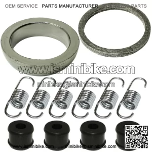 Exhaust Muffler Gasket Kit for Arctic Cat Prowler Xt 1000 4X4 / Xtz 1000 4X4