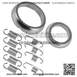 Exhaust Muffler Gaskets and Springs Kit for Arctic Cat Firecat 500 2005 - 2006