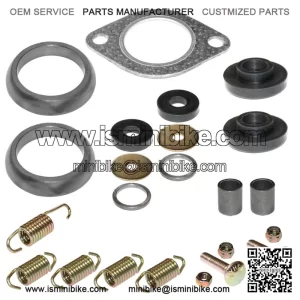 Exhaust Muffler Gasket Kit for Polaris Sportsman 500 6X6 2000 2001 2002 2003