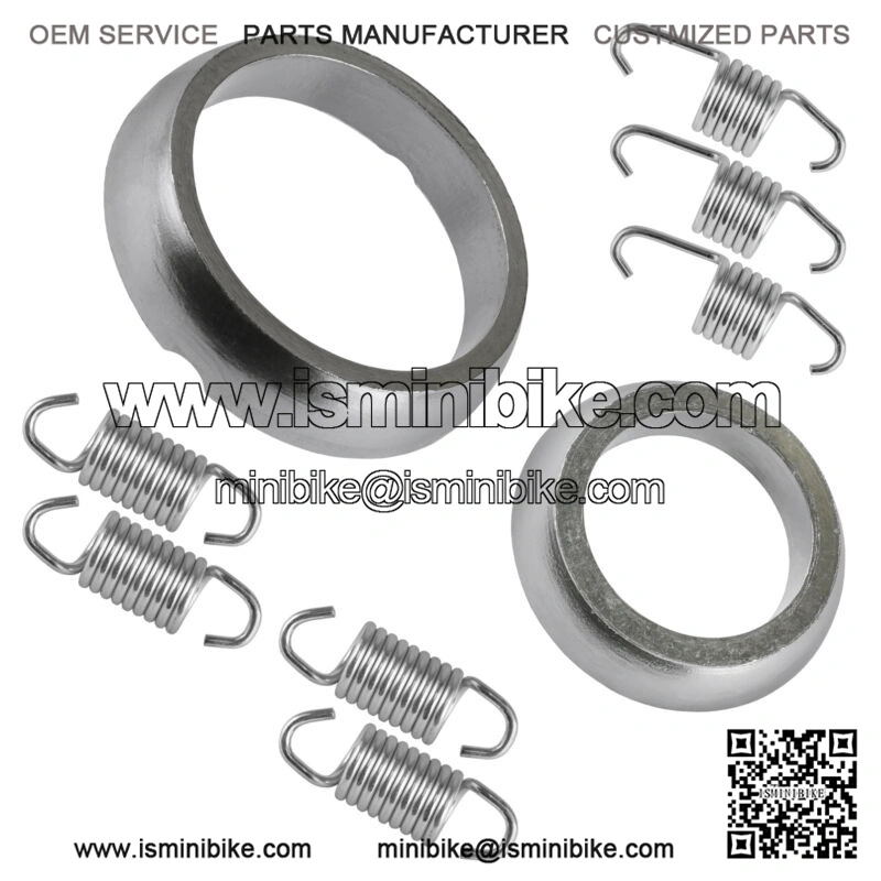 Exhaust Muffler Gaskets and Springs Kit for Arctic Cat ZL500 ZL 500 EFI ESR 2001