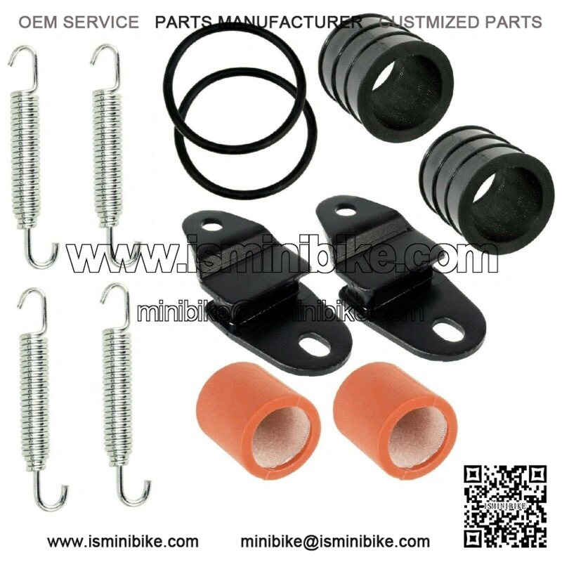 Exhaust Muffler Joint Gasket Spring Stay Kit For Yamaha Banshee 350 YFZ350 87-06