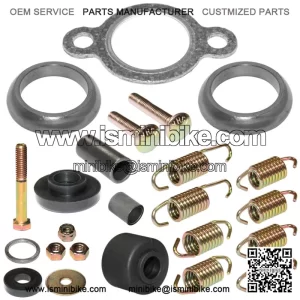 Exhaust Muffler Gasket Kit for Polaris Magnum 325 2X4 4X4 Hds 2000