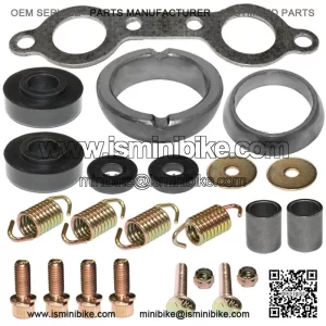 Exhaust Muffler Gasket Kit for Polaris Sportsman 800 EFI 2010 2012 2013 2014