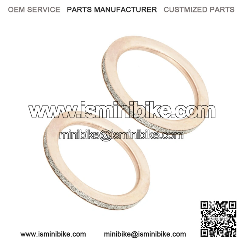 Exhaust Muffler Silencers Pipe Gasket Kit For Yamaha V-Star 1100 XVS1100 1999-05 - Image 4