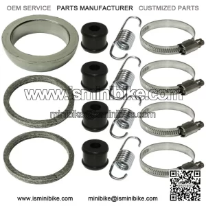 Exhaust Muffler Gasket Kit for Arctic Cat 1000 4X4 Mudpro Trv Gt Xt 2010-2016