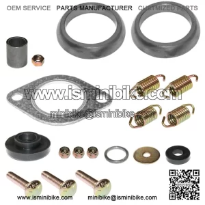 Exhaust Muffler Gasket Kit for Polaris Ranger 500 4X4 EFI 2010