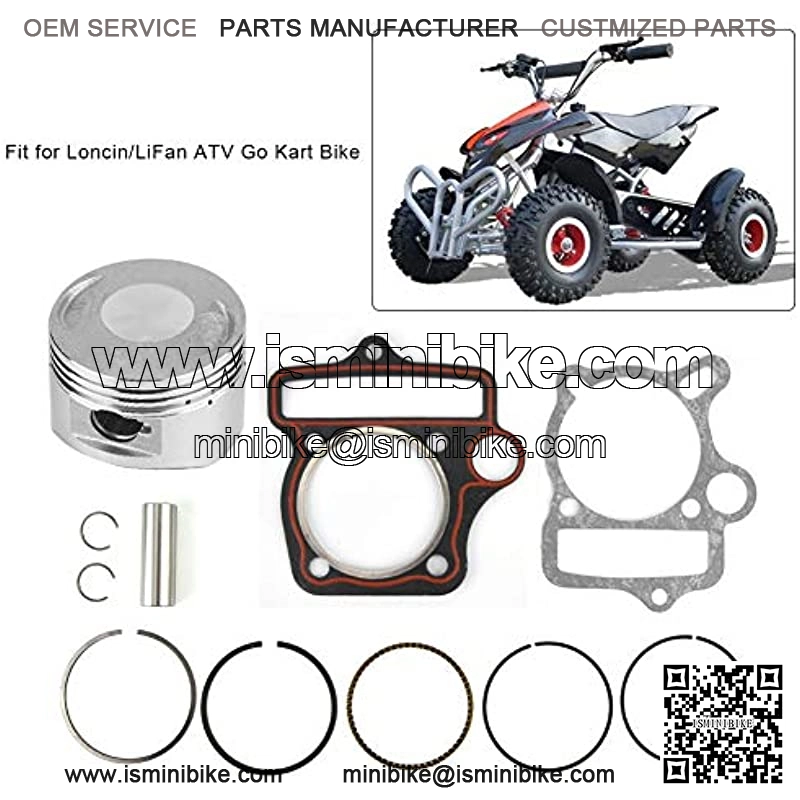 Piezas de motor, 125 cc 54 mm, juego de pistones de juntas para ATV Go Kart Bike - Image 2
