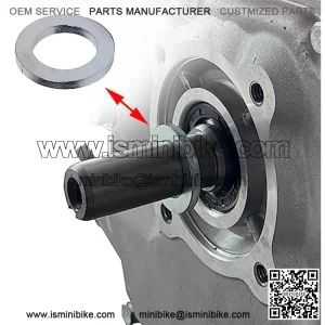 Clutch Spacer Shim 3/4 Shaft for Go Karts & Mini Bikes 30 Series Torque Converter juggernaut for Coleman CT200U BT200X, Predator 212cc, Baja MB200 Doodlebug, Honda Engine GX160 GX200 (10)