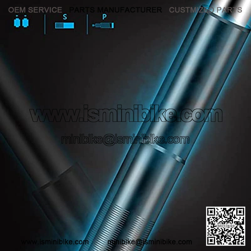 Mini Bike Pump Cylinder Fits Schrader Presta Bike Tyre Pump with 120PSI High Pressure for Bikes Water Tubes - Image 5