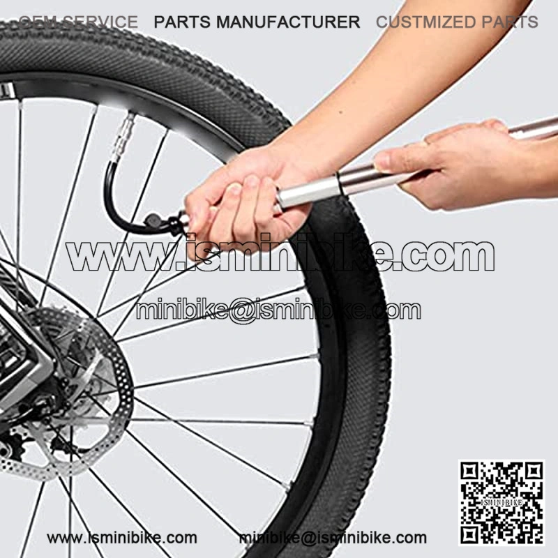 Mini Bike Pump Cylinder Fits Schrader Presta Bike Tyre Pump with 120PSI High Pressure for Bikes Water Tubes - Image 4