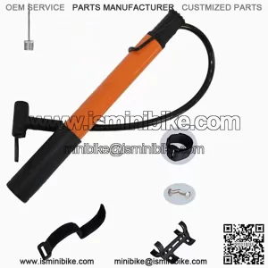 Mini Bike Pump Portable Frame Pump,Air Ball Pump,Multipurpose, Portable Outdoor Cycling Pump Small,Inflator,Presta/Schrader,High Volume and High Pressure Hand Pump, (Pump2826)
