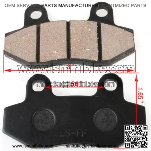 quad bike brake pad for 110cc 150cc 250cc disc brake pad