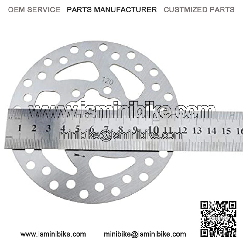 RED Brake Caliper+120mm Disc Rotor Brake Front Rear for MBX10 MBX11 Moto Rear Mini Bike - Image 2