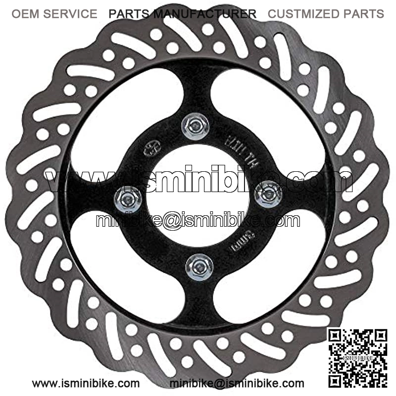 220mm Rear Brake Disc Rotor for 150cc-350cc Dirt Pit Bike UTV ATV Go Kart