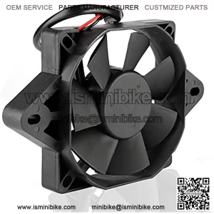 Acouto Motorcycle Radiator Fan Electric Engine Cooling Fan 12V ATV Cooling Fan Radiator Universal for Motorcycle ATV Go Kart Quad 150-250cc