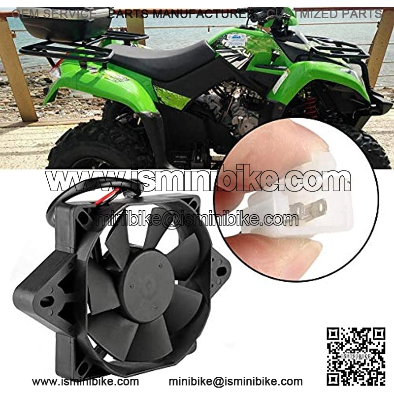 Acouto Motorcycle Radiator Fan Electric Engine Cooling Fan 12V ATV Cooling Fan Radiator Universal for Motorcycle ATV Go Kart Quad 150-250cc - Image 4