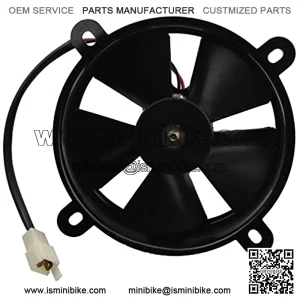 12V DC Radiator Cooling Fan Replacement for 200cc 250cc Taotao Sunl Coolster Water Cooled ATV Quad Go Kart