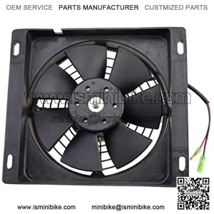 Square Radiator Cooling Fan for 250cc Warter Cooled Engine ATV Quad Go Kart Scooter