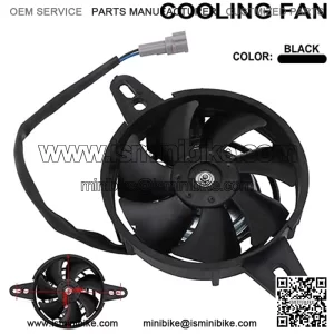 RACING Motorcycle Radiator Fan Assembly,Electric Cooling Fan Automotive Kit 12VFor Chinese 200cc 250cc Quad ATV 4 Wheeler Go Kart Dirt Pit Motor Bike Motorcycle UTV