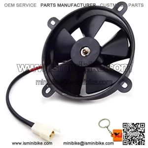 12V 6" Radiator Cooling Fan for ATV Quad UTV Go Kart Buggy Taotao Coolster 200cc 250cc