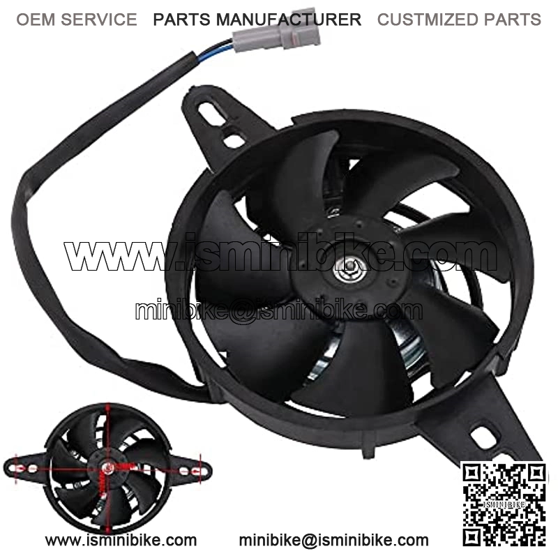 Motorcycle Radiator Fan Assembly,Electric Cooling Fan Automotive Kit 12Vfor Chinese 200cc 250cc Quad ATV 4 Wheeler Go Kart Dirt Pit Motor Bike Motorcycle UTV