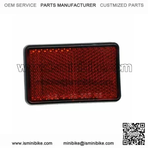Red Rear Reflector for the Baja Mini Bike MB200
