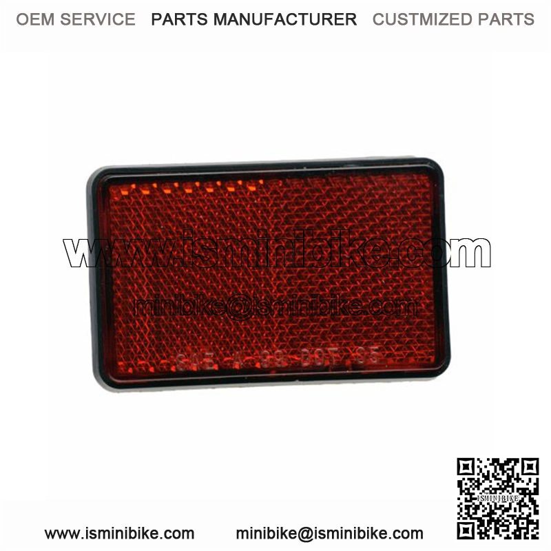 Red Rear Reflector for the Baja Mini Bike MB200