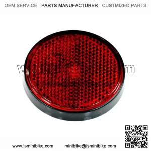 Red Rear Side Reflector for the Baja Mini Bike MB165 & MB200 (Baja Heat, Mini Baja, Baja Warrior)
