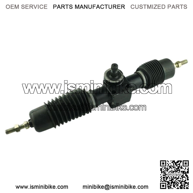 Conjunto de Pi??n de Cremallera de Direcci??n Asistida de Acero Completo de 430 Mm M10 para / UTV Bastidor de engranaje de la direcci??n asistida