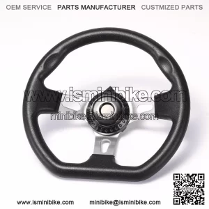 10.6" Racing Steering Wheel for Go Kart Drift Trike Hammerhead Trailmaster Parts