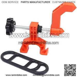 Mini Bicycle Wheel Truing Stand Bike Rims Adjustment Tools Bike Wheel Repair Tools Cycling Accessories,Orange