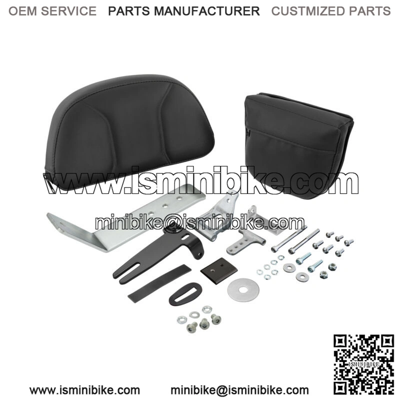 Big Bike Parts Removable Adjustable Backrest 41-308