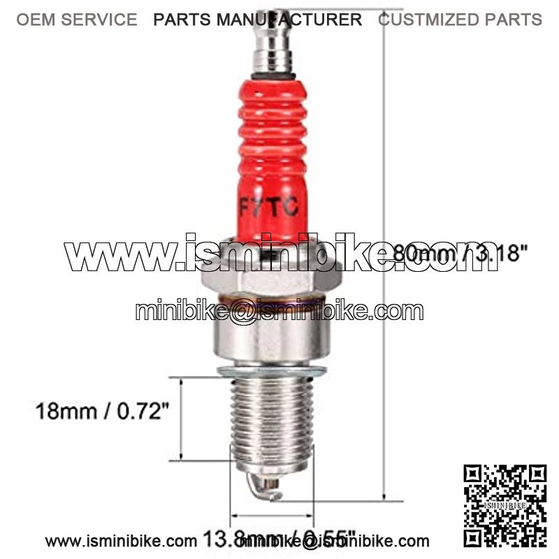 F7TC Spark Plug for GX120 GX160 GX200 GX240 GX270 Generator Mini Bike - Image 2