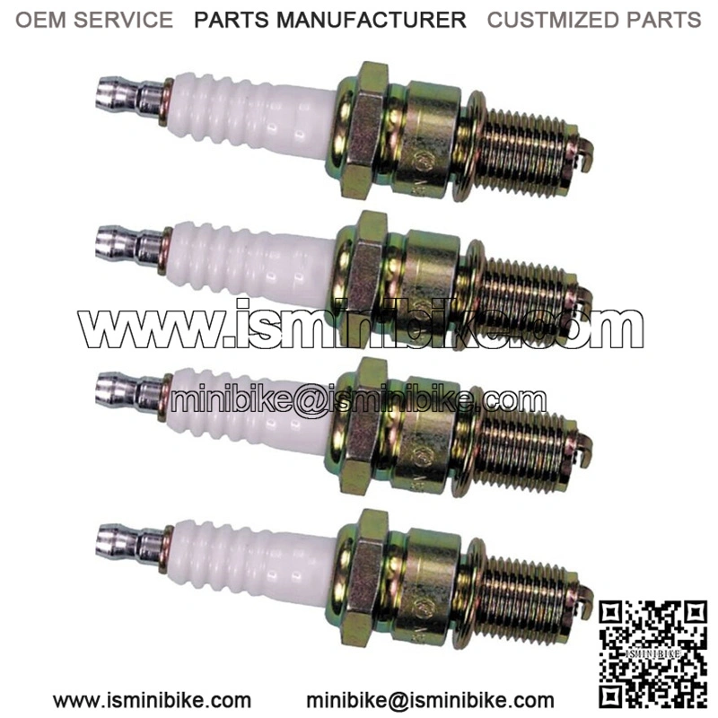 4-Pack #7840 Spark Plug For 15-23 HONDA CRF50F CRF 50 F Mini Dirt Bikes