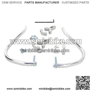 Racing Aluminum Handguards Silver MINI 1 1/8 0635-1026