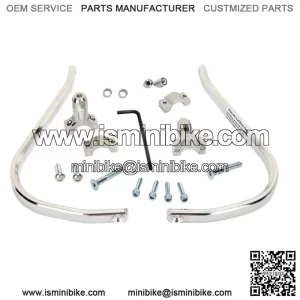 Racing Aluminum Handguards Silver 1 1/8 0635-1024
