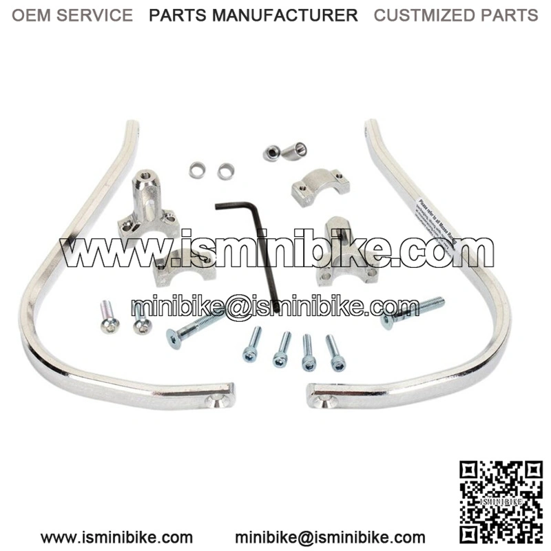 Racing Aluminum Handguards Silver 1 1/8 0635-1024