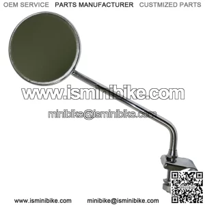 4" Left Side Mirror with 7/8" Clamp